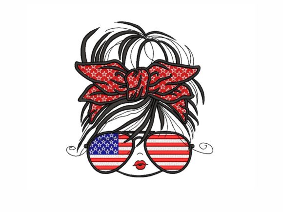 A Designer's Review of the 4th of July Girl Embroidery Design