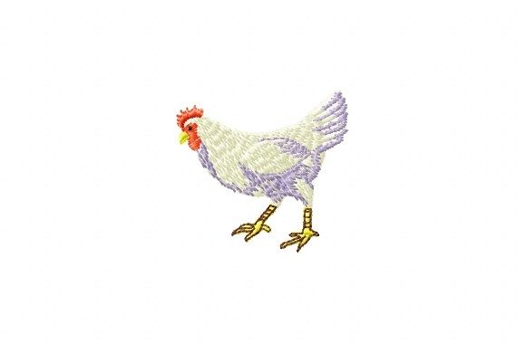 Chicken Embroidery Design Review for Craft Fair Sellers