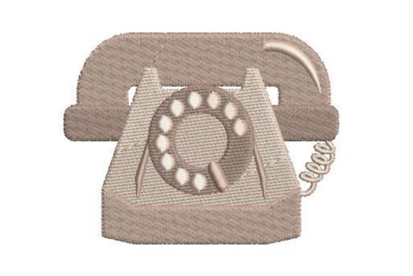 Evaluating Old Fashioned Telephone Embroidery Design