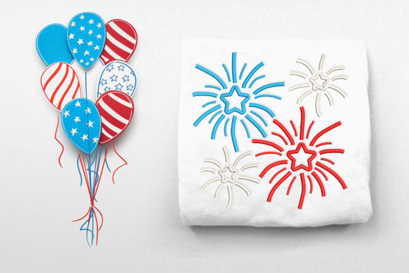 Fireworks Cluster with Stars: Boutique Sweatshirt Review