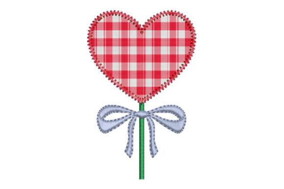 Heart Lollipop with Bow Embroidery Design Review
