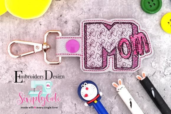 In the Hoop Mom Mother s Day Keychain: A Designer's Review