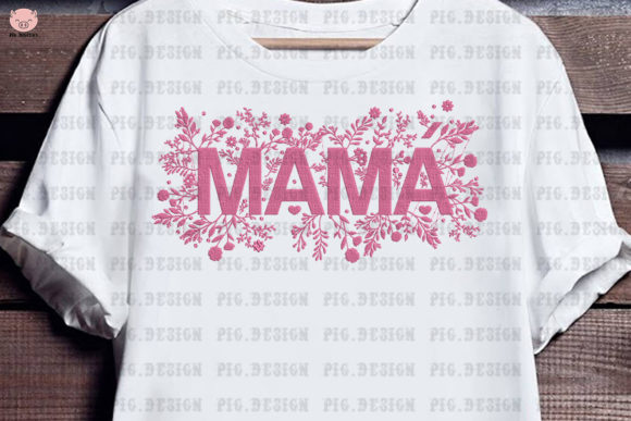 Mama Pink Embroidery: Boutique Sweatshirt Design Review