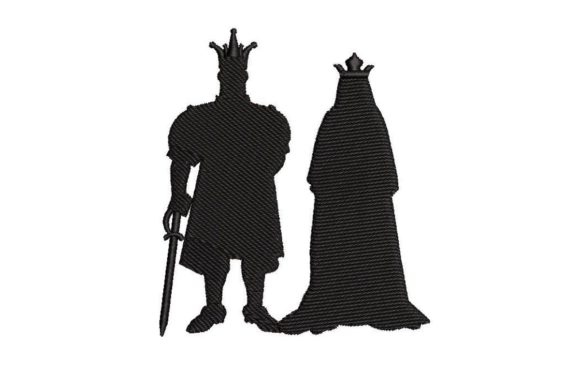 Silhouette of a King and Queen: Designer’s Take