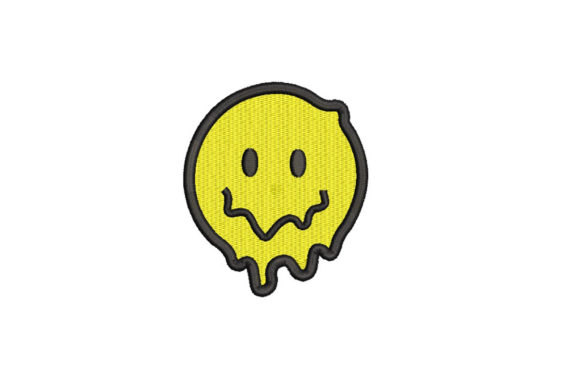 Smiley Face Embroidery for Boutique Apparel Projects
